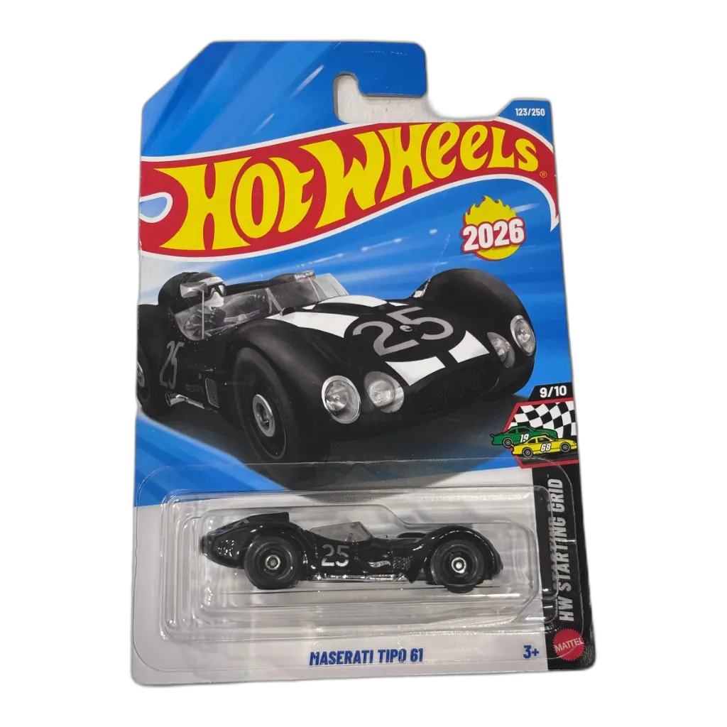 Hot Wheels Maserati Tipo 61 Black + Pick Any 1 Car