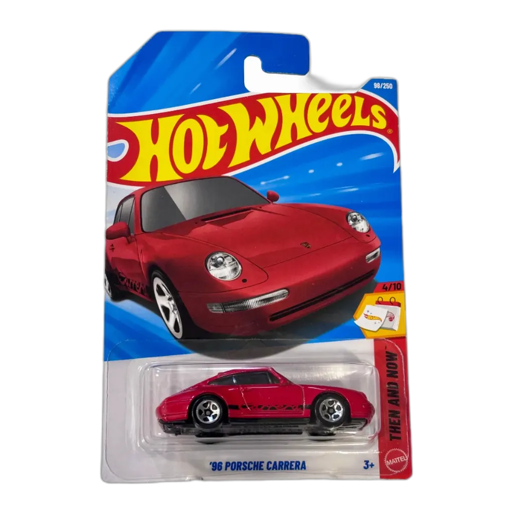 Hot Wheels '96 Porsche Carrera Red + Pick Any 2 Cars