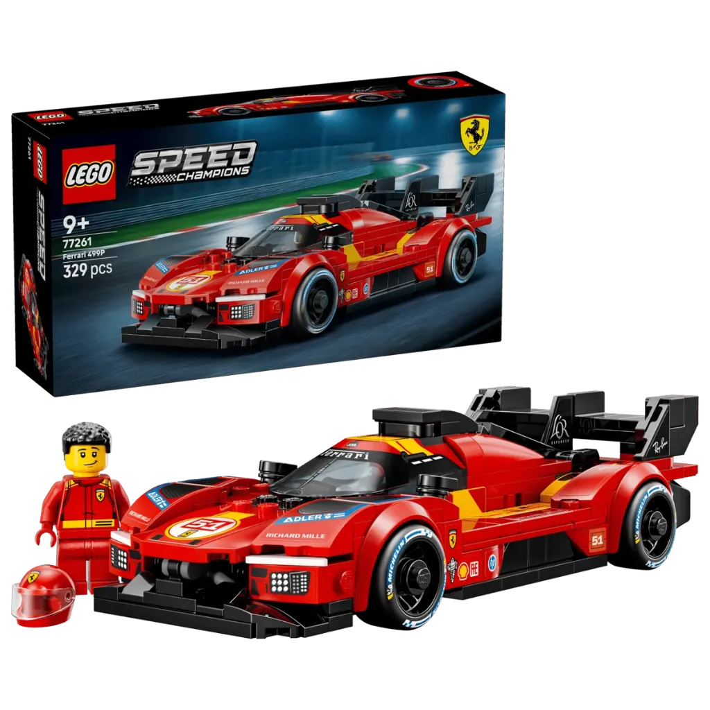 LEGO Speed Champions 77261 Ferrari 499P Le Mans Hypercar Building Set