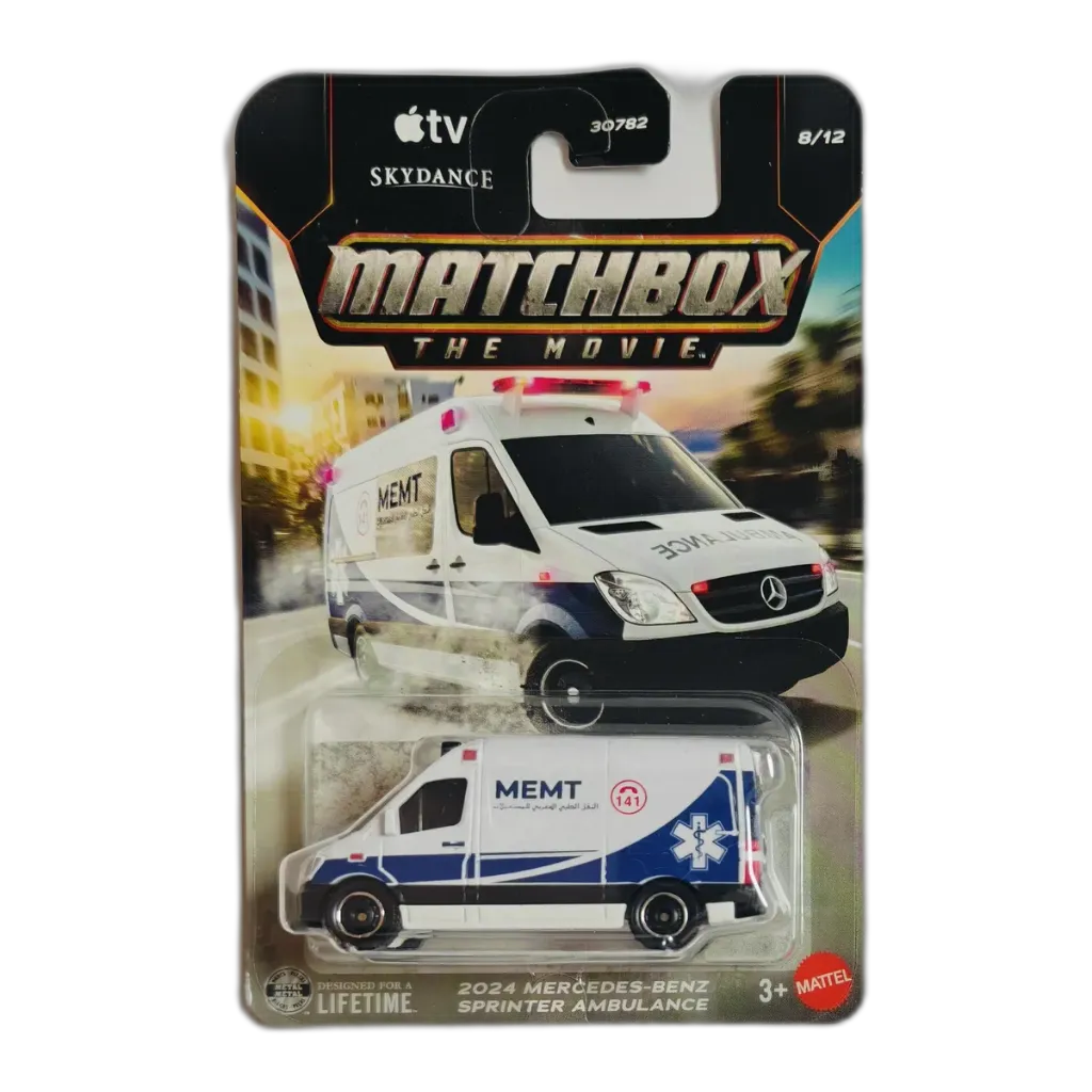 Matchbox 2024 Mercedes-Benz Sprinter Ambulance: The Movie