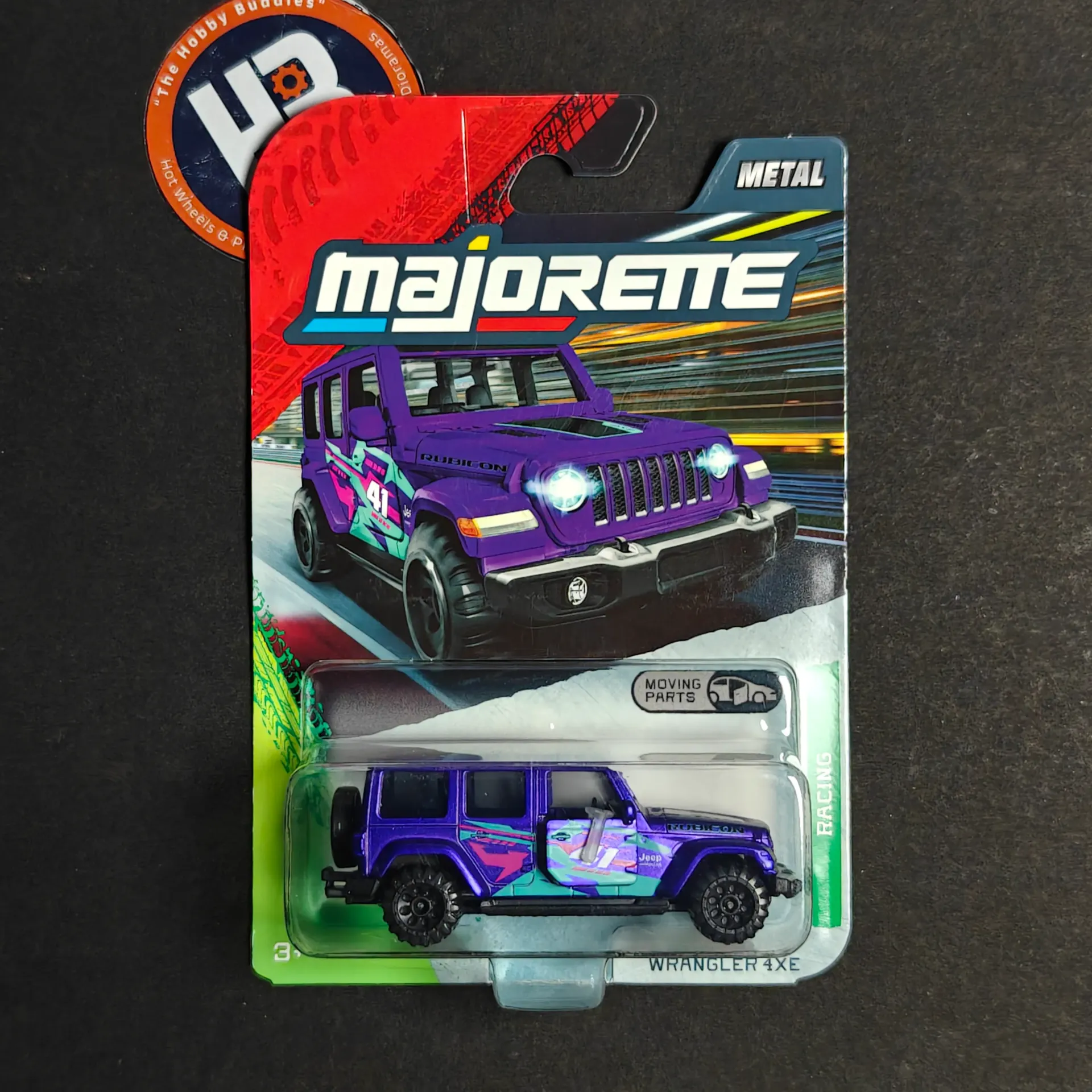 Majorette Racing Premium Cars - Jeep Wrangler 4XE + Pick 1 Car