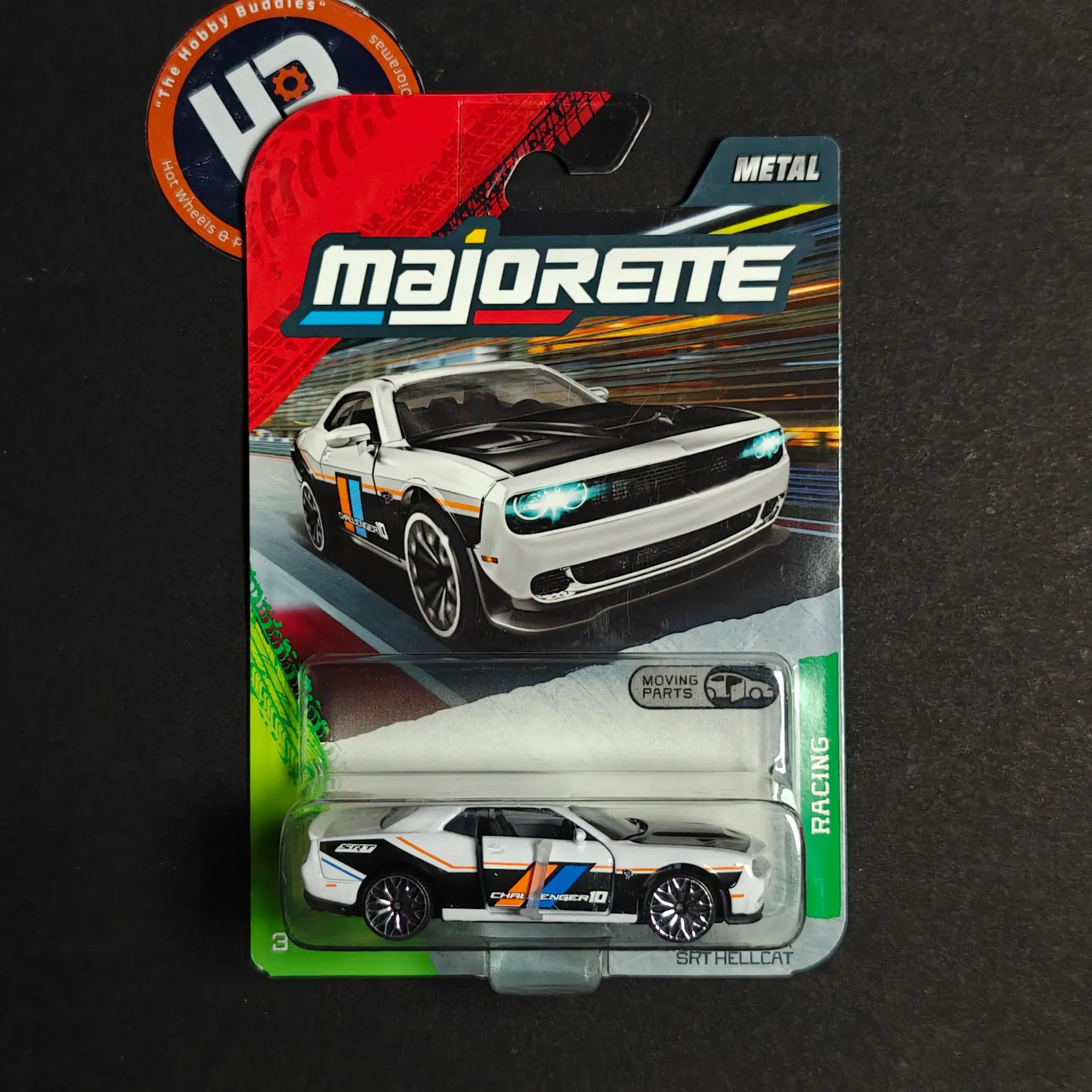 Majorette Racing Premium Cars - Dodge Challenger SRT Hellcat + Pick 1 Car