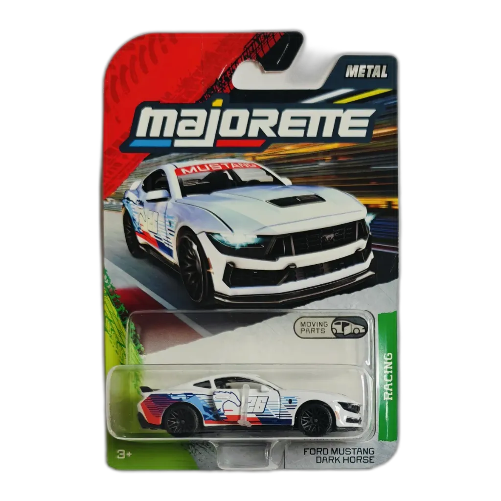 Majorette Racing Premium Cars - Ford Mustang Dark Horse + Pick 1 Car