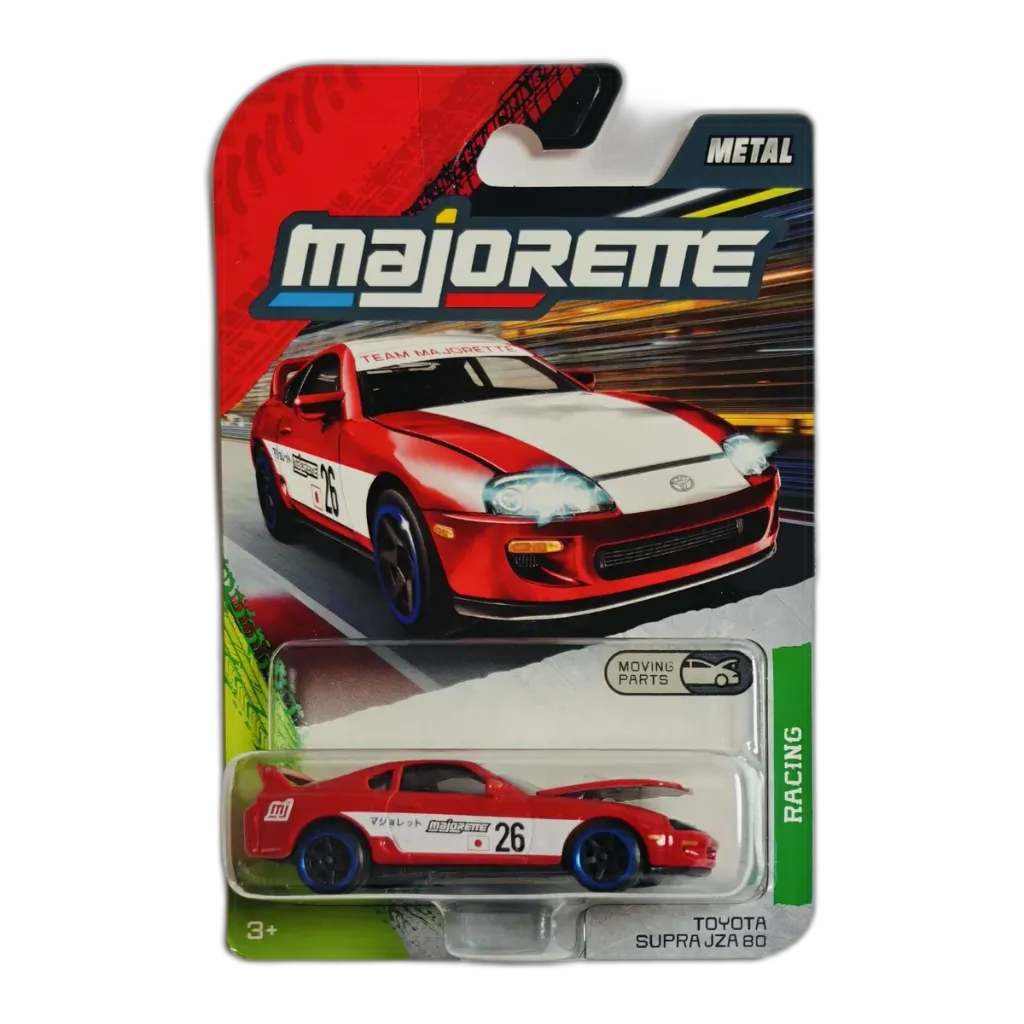Majorette Racing Premium Cars - Toyota Supra JZA80 + Pick 1 Car