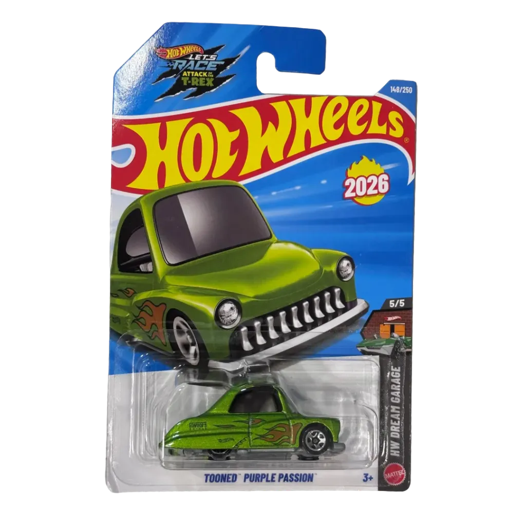 Hot Wheels Purple Passion Tooned Green