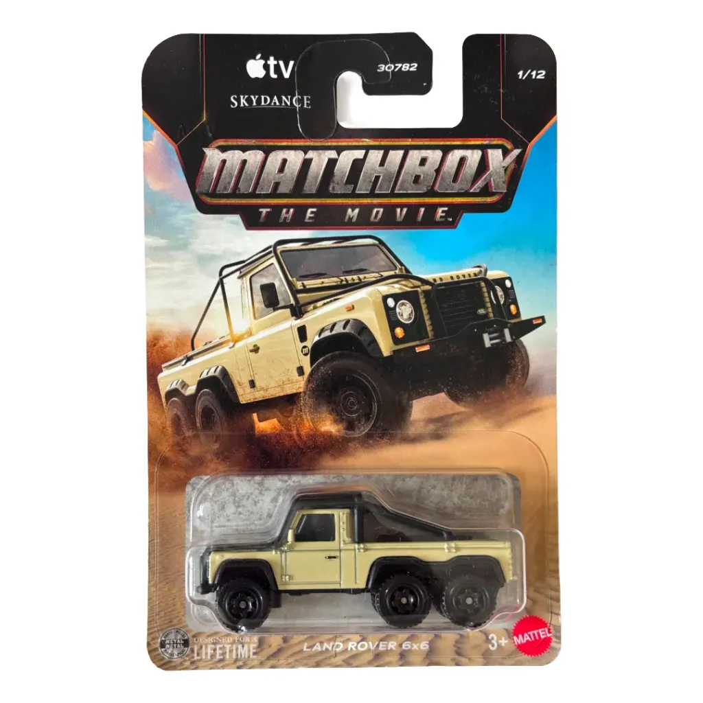 Matchbox Land Rover 6x6 + Pick 2 Cars