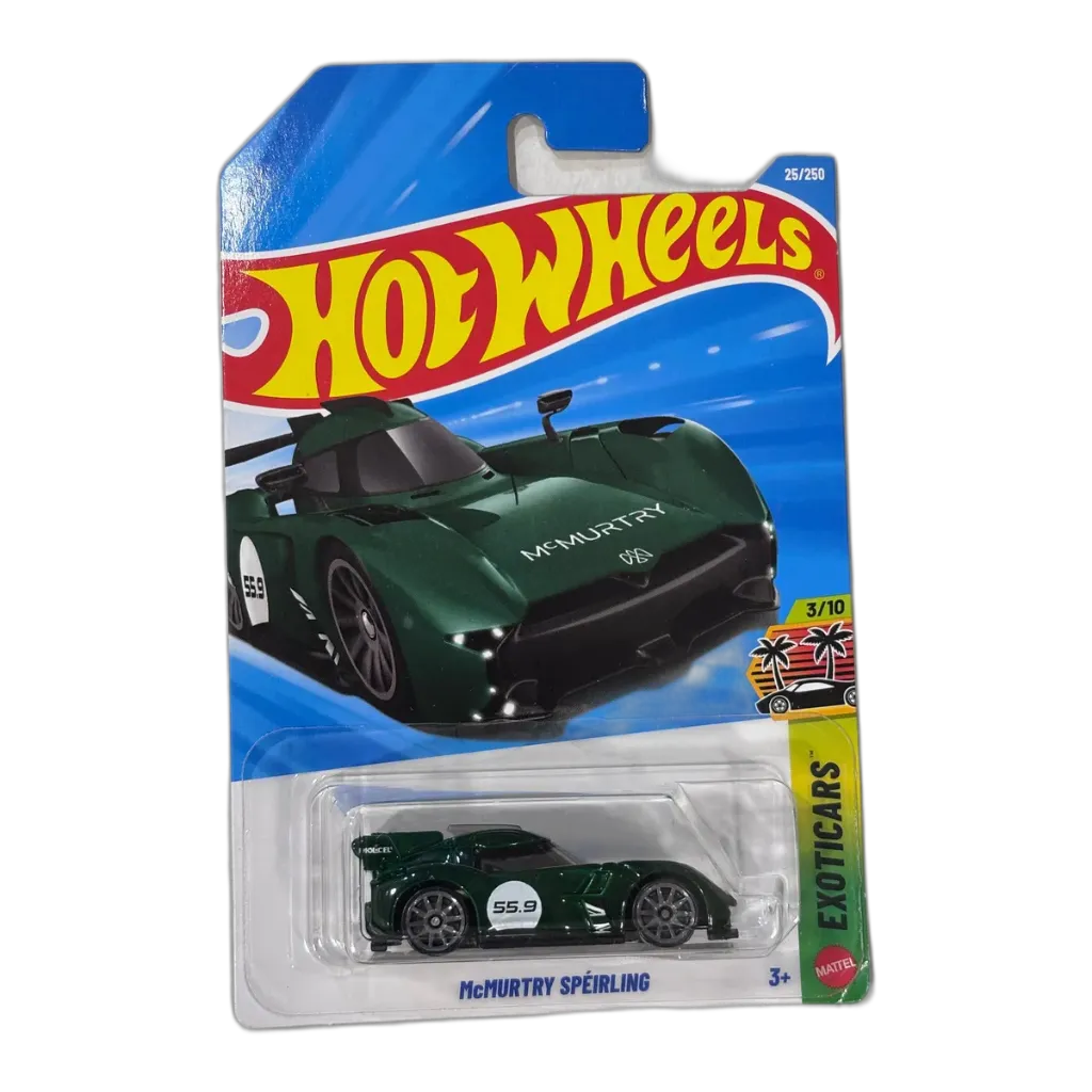 Hot Wheels McMurtry Speirling Green + Pick 1 Car