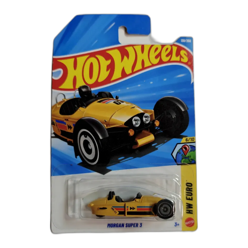 Hot Wheels Morgan Super 3 Yellow