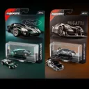 1965 Ford GT40 MK1 & 2005 Bugatti Veyron 16.4 Super Sport - Majorette Collection Wave 5 1:64 Scale Die-Cast Car Set