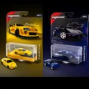 1995 Toyota Supra MK4 & Chevrolet Corvette C3 - Majorette Collection Wave 5 1:64 Scale Die-Cast Car Set