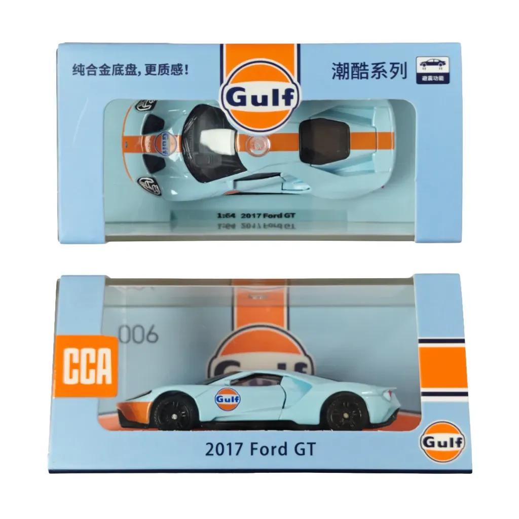 CCA Acrylic 2017 Ford GT Gulf Edition - 1:64 Scale Die-cast Car | The Hobby Buddies