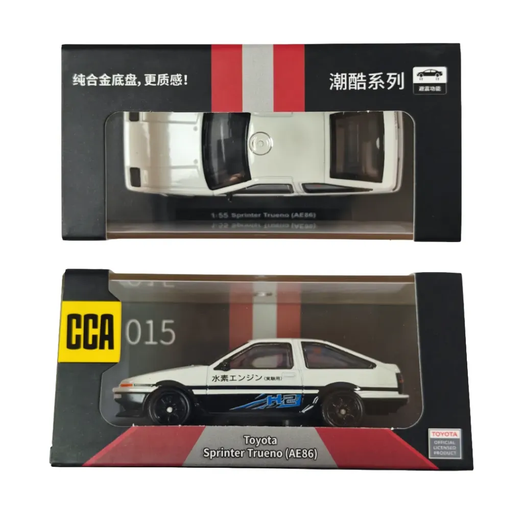 CCA Acrylic Toyota Sprinter Trueno AE86 H2 Edition - 1:64 Scale Die-cast Car | The Hobby Buddies