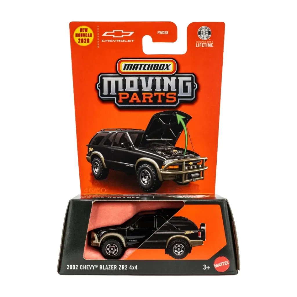 Matchbox Moving Parts 2002 Chevy Blazer ZR2 4x4 Die-cast 1:64 | The Hobby Buddies