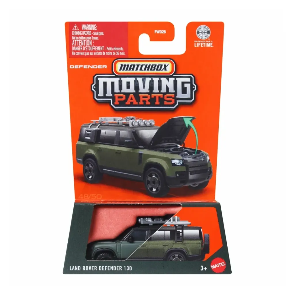 Matchbox Moving Parts Land Rover Defender 130 + Pick 2 Cars | The Hobby Buddies