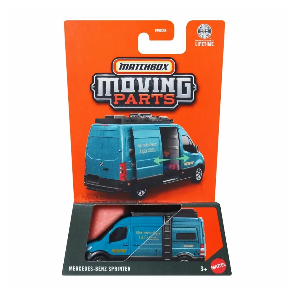 Matchbox Moving Parts Mercedes-Benz Sprinter Van + Pick 1 Car | The Hobby Buddies