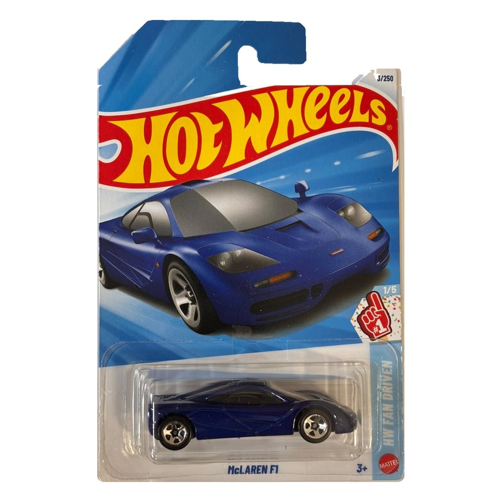 Hot Wheels McLaren F1 Blue + Pick 3 Cars | The Hobby Buddies